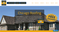 Desktop Screenshot of championroofing.com